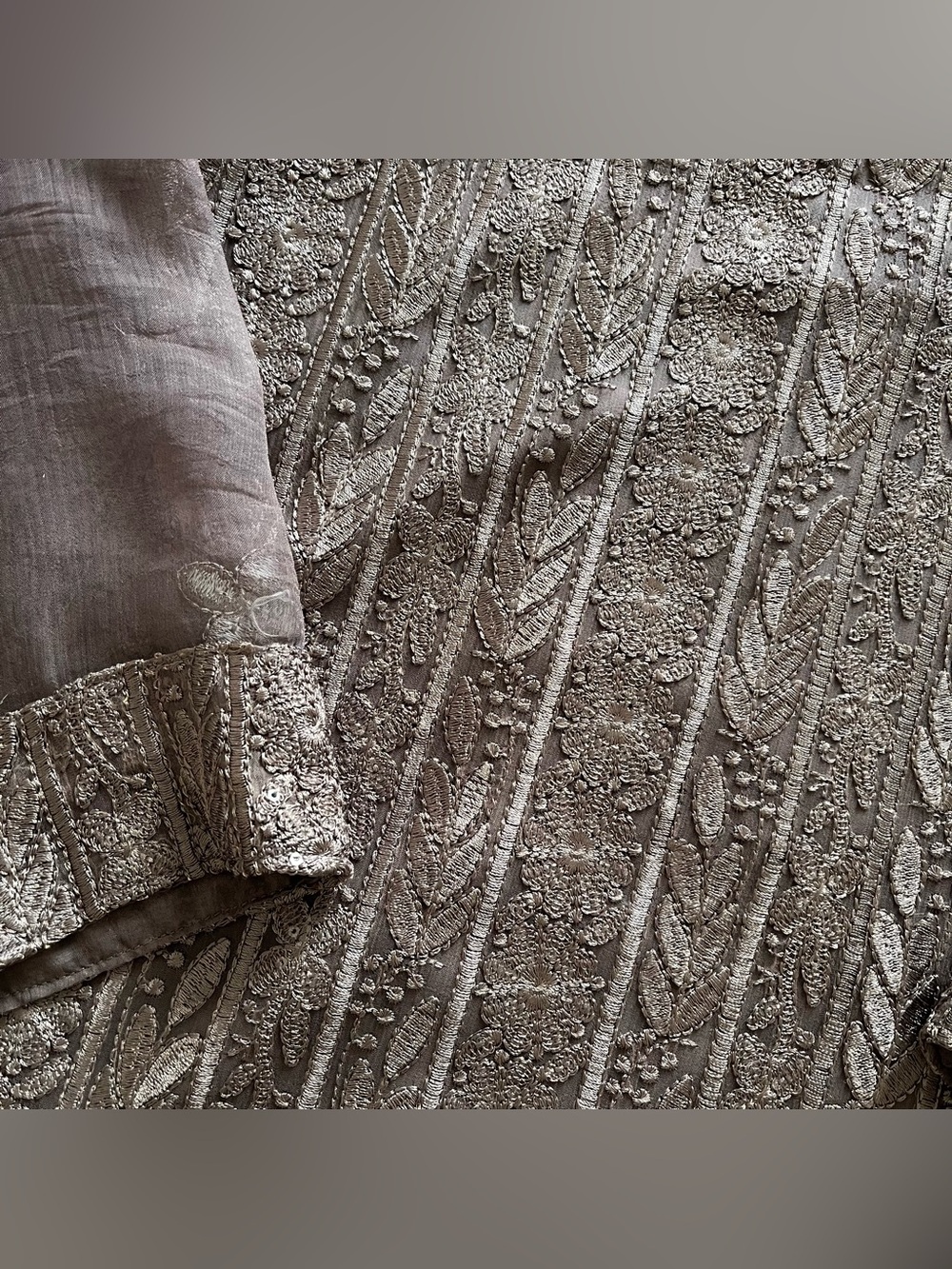 Shiny Sequin Embellished Shalwar Kameez - Picture 6 of 13